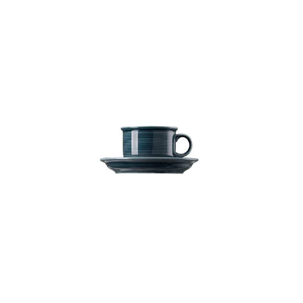 Thomas Porzellan Espressotasse Thomas Trend Colour Night Blue Espressoobertasse Zylindrisch 0,10 l, Porzellan