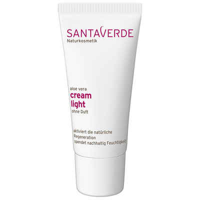 SANTAVERDE GmbH Gesichtspflege cream light ohne Duft, 30 ml