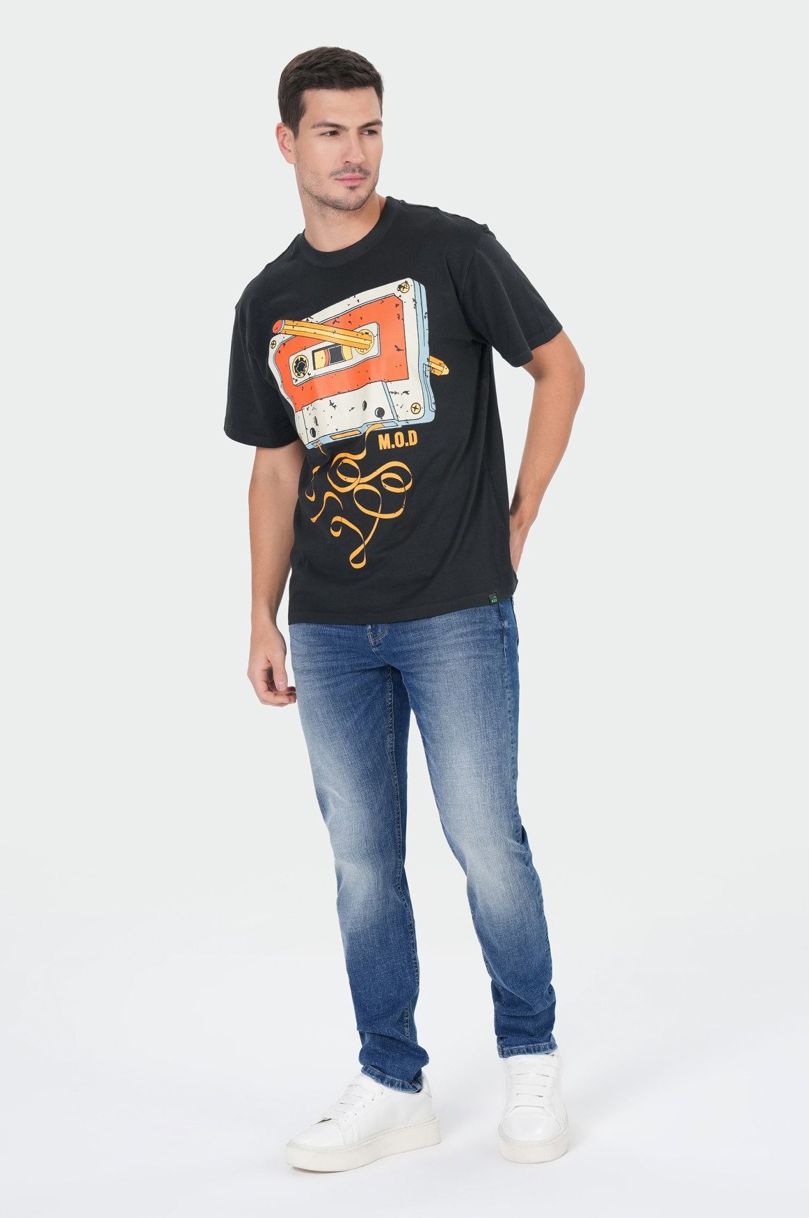 Miracle of Denim Print-Shirt Bongo T-shirt