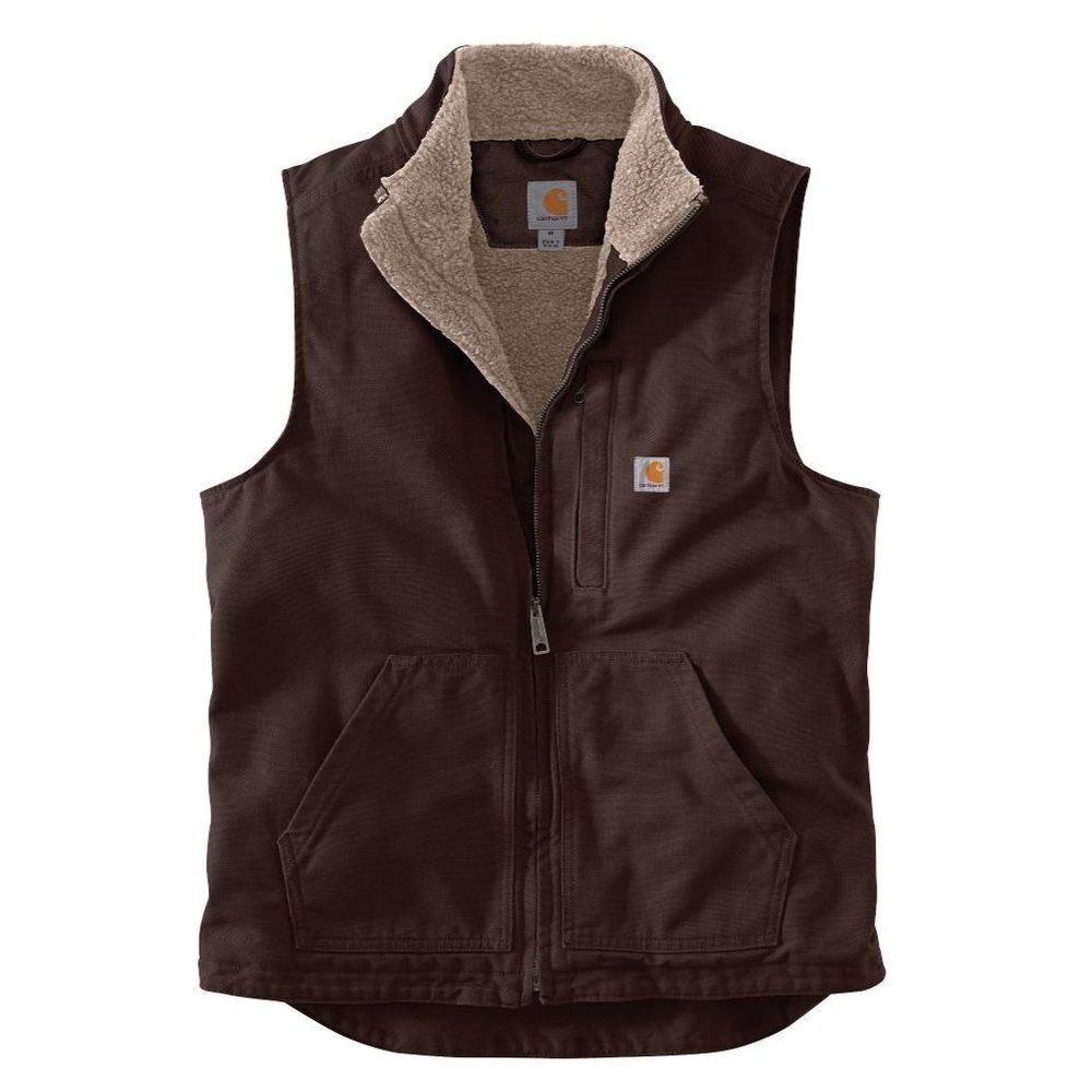 Carhartt Sweatweste Washed Duck Mock-Neck