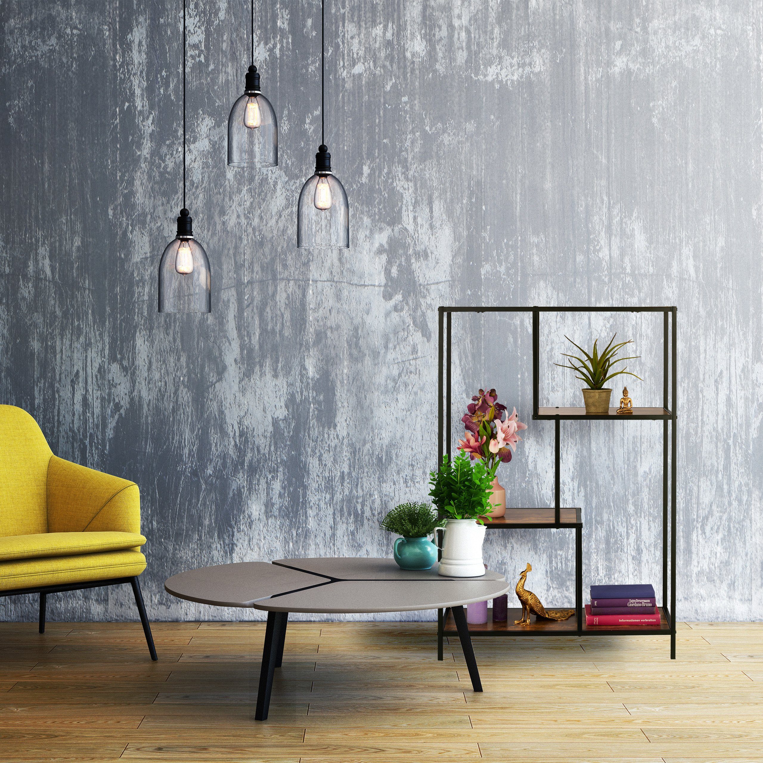 relaxdays Standregal Regal im Industrial Style günstig online kaufen