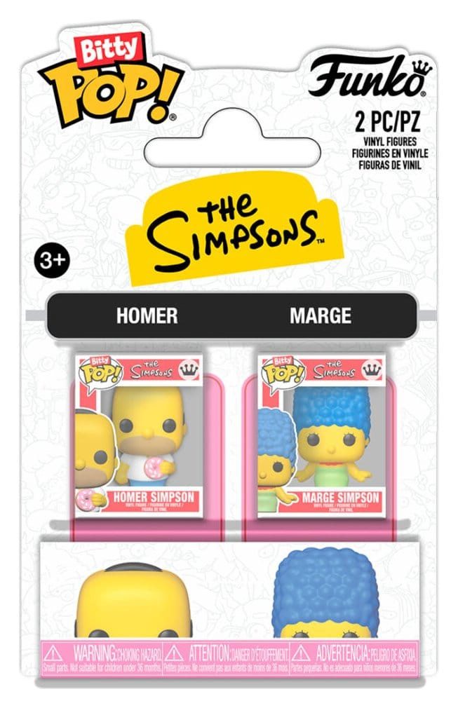 Funko Merchandise-Figur Simpsons Bitty POP! Vinyl Figuren 2er-Pack H & M 2 cm