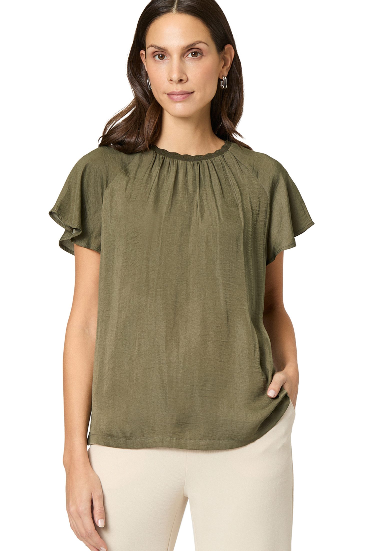 Zero Shirtbluse zero Blusenshirt mit kurzen günstig online kaufen