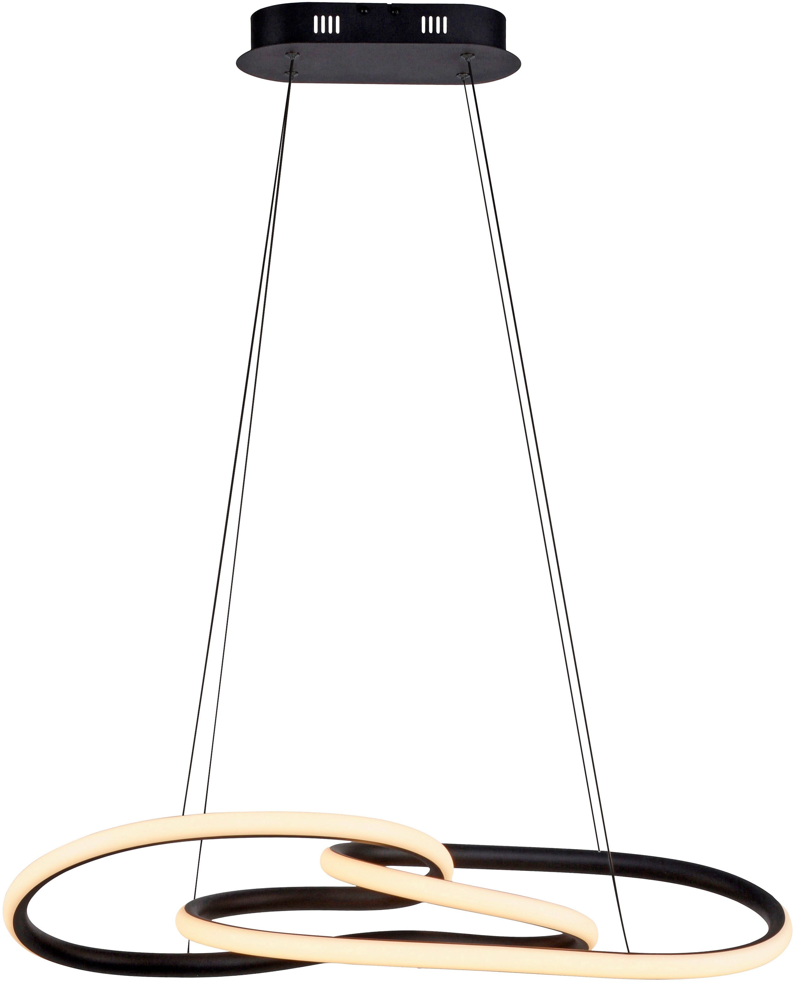 Paul Neuhaus LED Pendelleuchte TWIST, Memoryfunktion, LED fest integriert, Warmweiß, Stufenlos dimmbar über Lichtschalter, Memoryfunktion, Höhenverstellbar