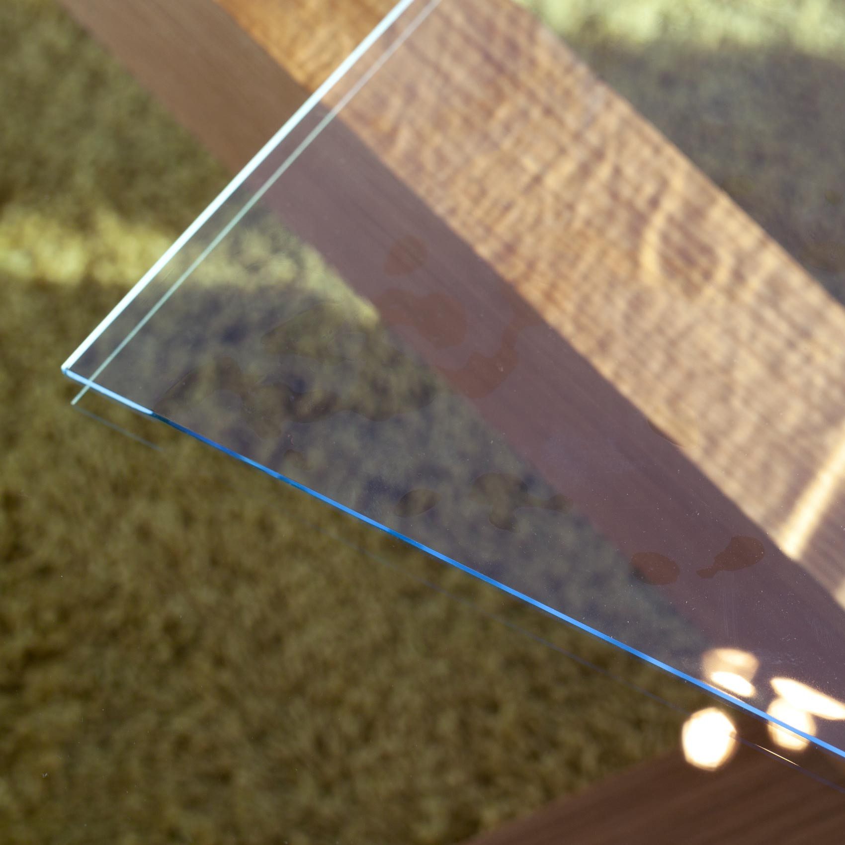 ANRO Tischdecke Hochwertig transparent 2mm Folie Tischschutz abwaschbar (Einzelstück 1-tlg), abgeschrägte 45G V-Kante glänzend Rund 60cm 2mm PVC Kratzschutz – Bild 5 von 5