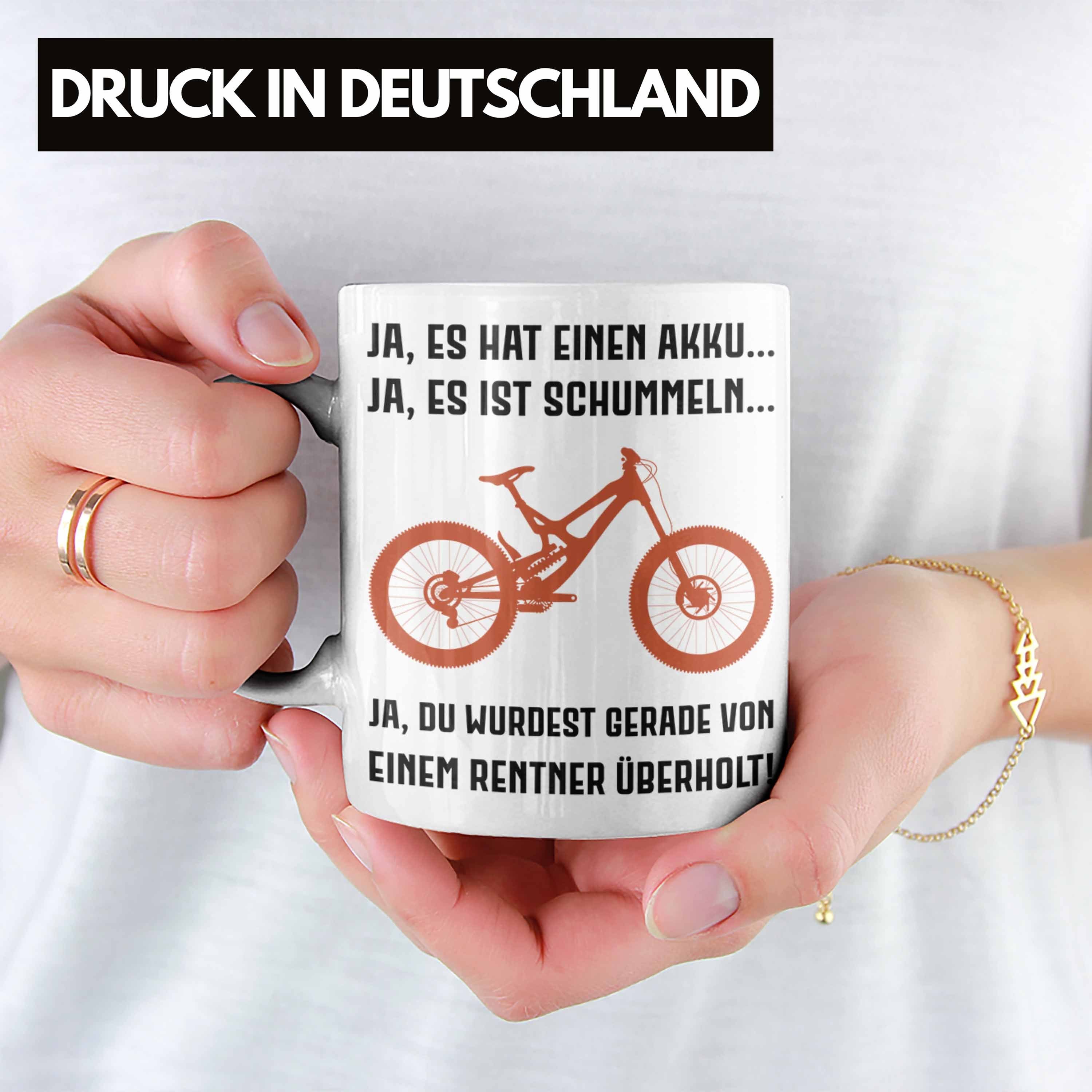 Trendation Tasse Trendation - Elektrofahrrad E-Bike Tasse mit Spruch Geschenk Ebike Lus