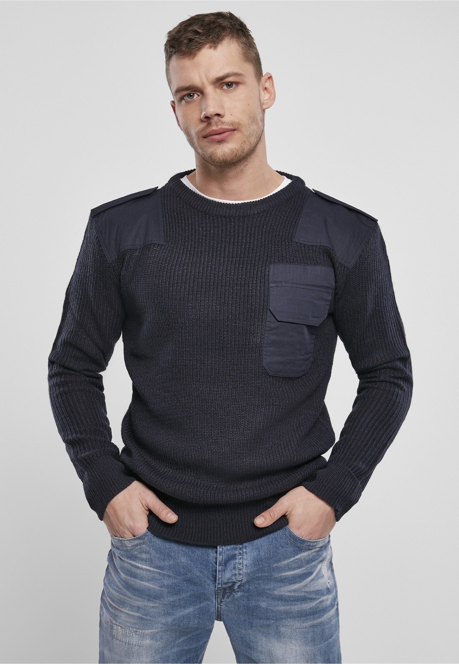 Brandit Rundhalspullover Brandit Herren Military Sweater (1-tlg)