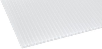 GUTTA Terrassendach Premium, BxT: 913,5x506 cm, Bedachung Doppelstegplatten, BxT: 914x506 cm, Dach Polycarbonat Opal