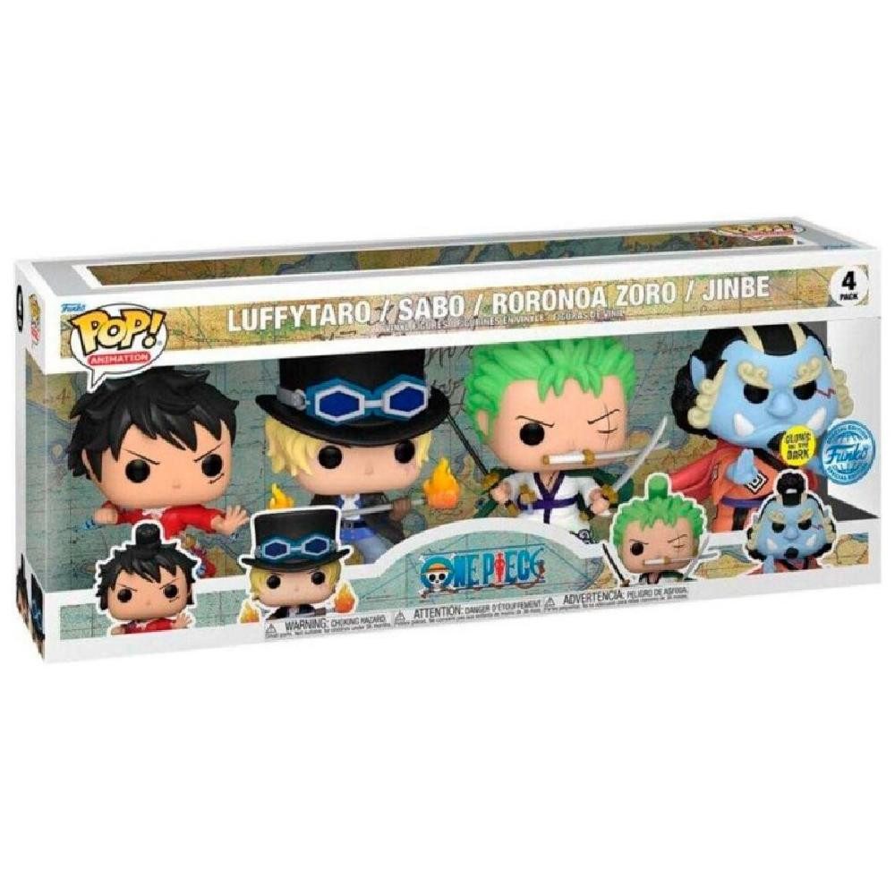 Funko Sammelfigur POP pack 4 figures One Piece Exclusive