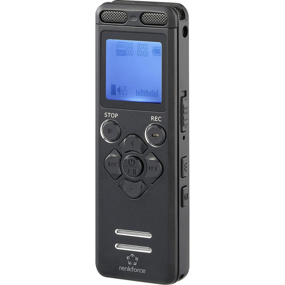 Renkforce Renkforce RF-DVR-E36 Digitales Diktiergerät Aufzeichnungsdauer (max) Digitales Diktiergerät