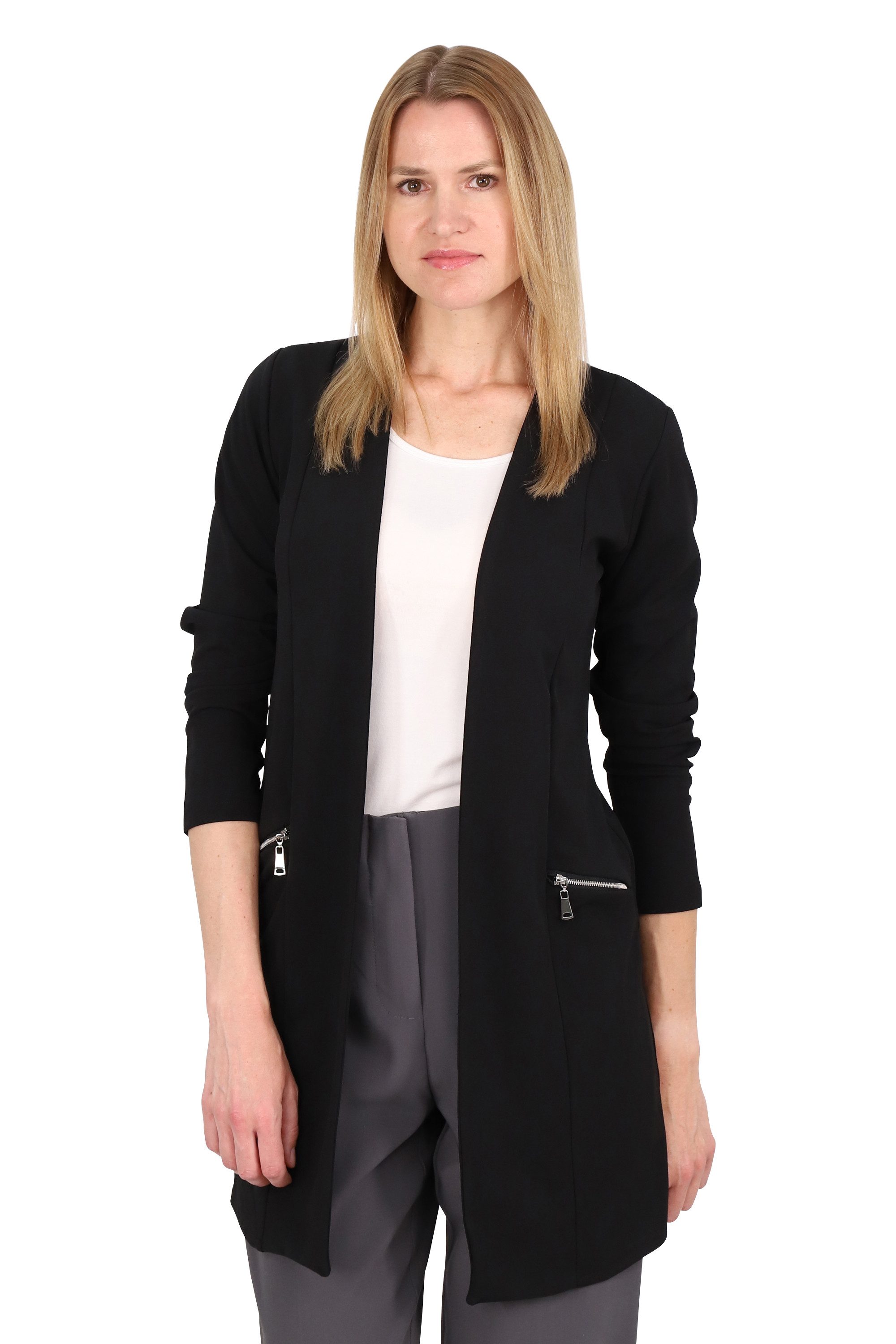 malito more than fashion Jackenblazer 6041-O femininer Blazer klassisch off günstig online kaufen