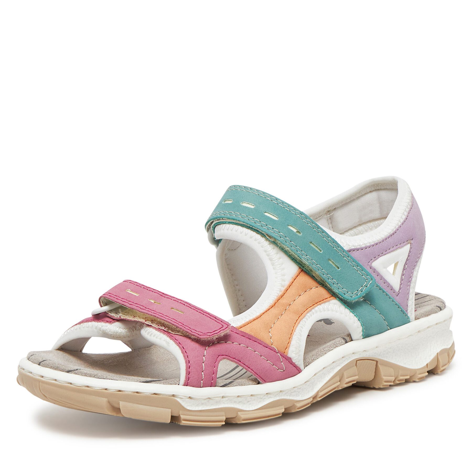 Rieker Rieker Damen-Sandalen Rosa 68866-92 Sandale