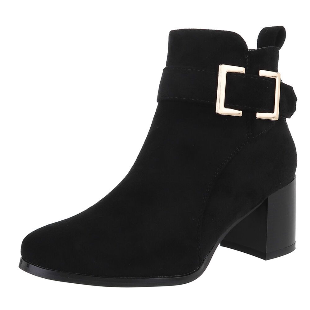 Ital-Design Damen Elegant Stiefelette (88489408) Blockabsatz günstig online kaufen