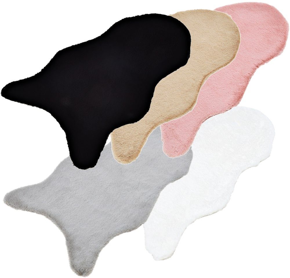 matches21 HOME & HOBBY Fellteppich Dekofell kurzflorig mittelgroß Kunstfell günstig online kaufen