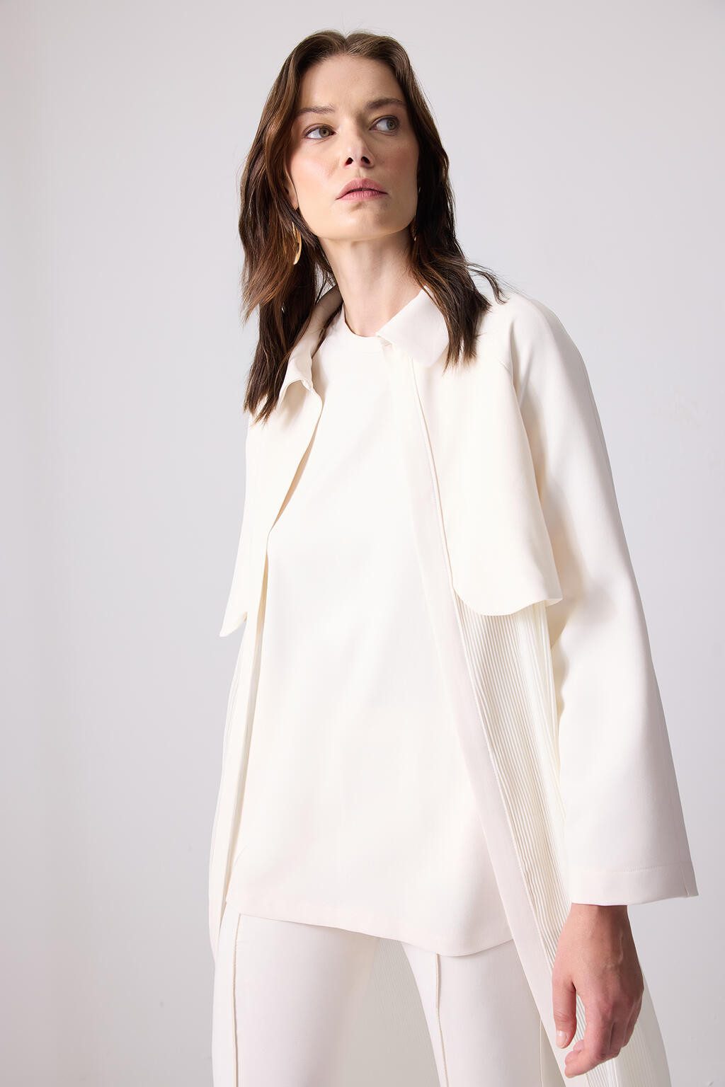 touche prive Jackett FALTENJACKE AUS CRÊPE