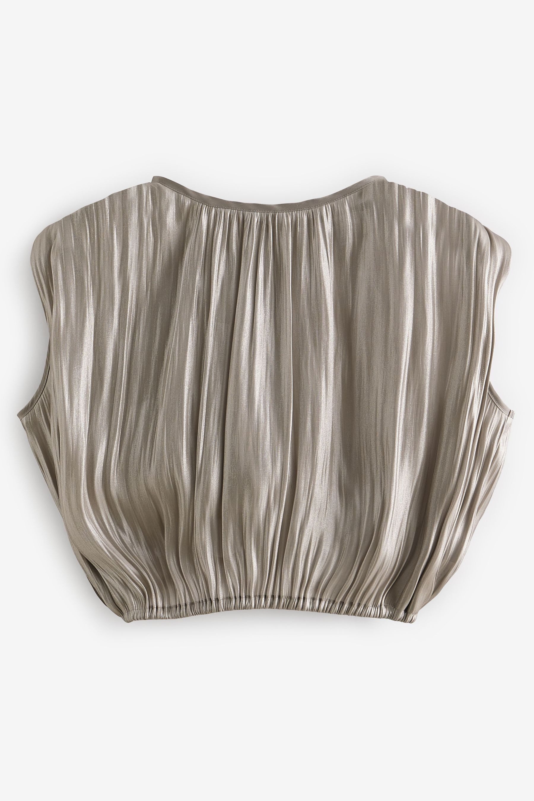 Next Bandeautop Trägerloses Satin-Top mit exotischem günstig online kaufen