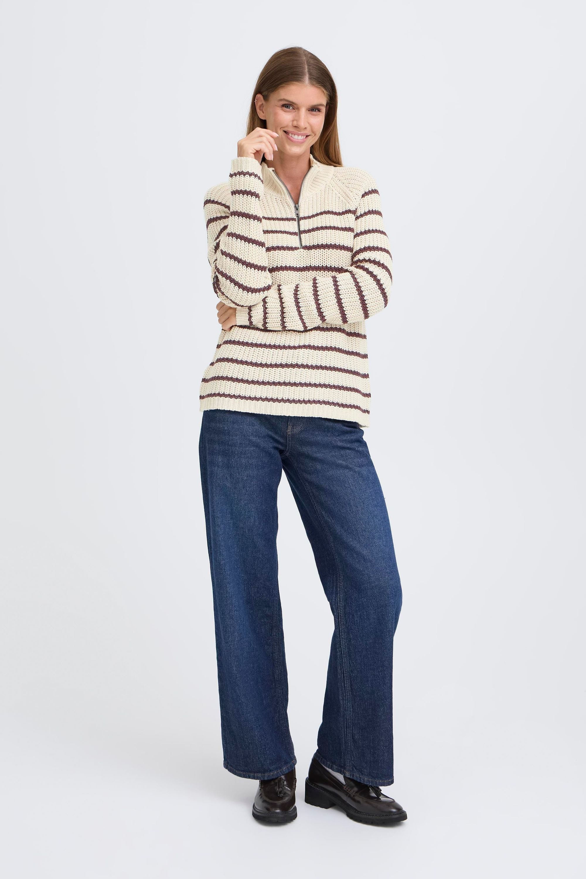 OXMO Troyer OXKanna Modischer Pullover mit Struktur