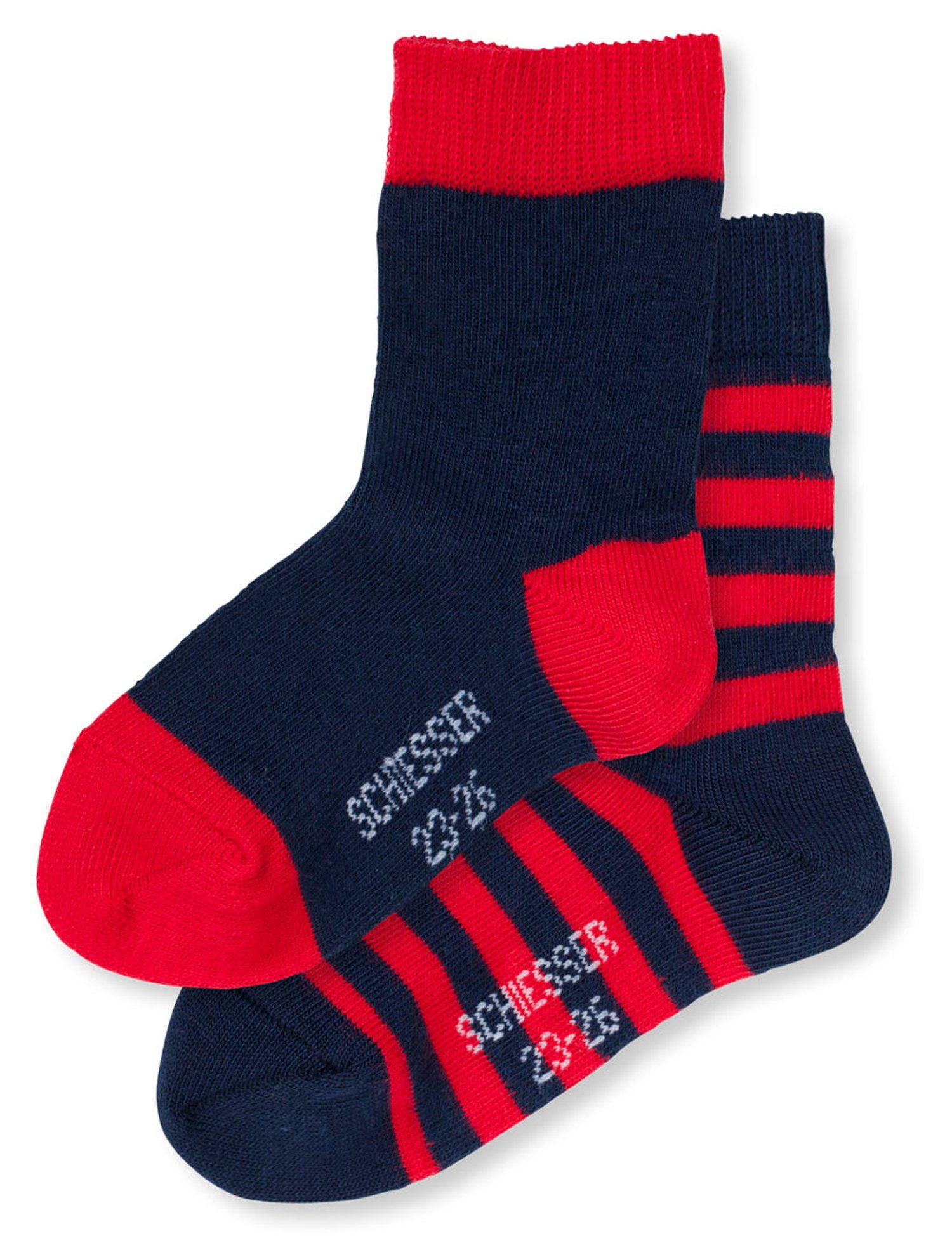 Schiesser Langsocken 142312 (Packung, 2-Paar, 2 Paar) Kinder Socken, Jungen & Mädchen mit Baumwolle, Kindersocken