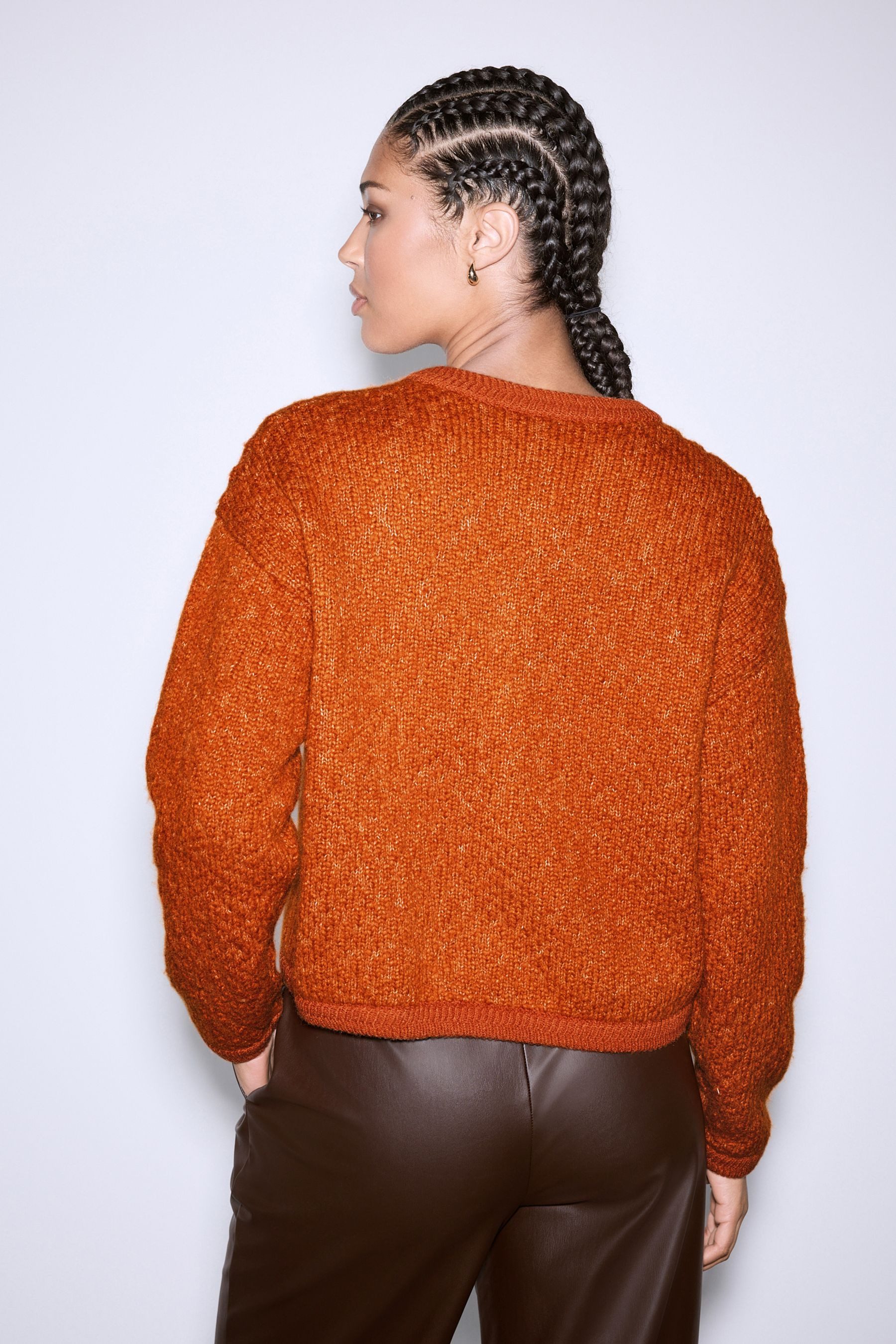 Next Strickjacke Strukturierte, gestrickte Jacke mit günstig online kaufen