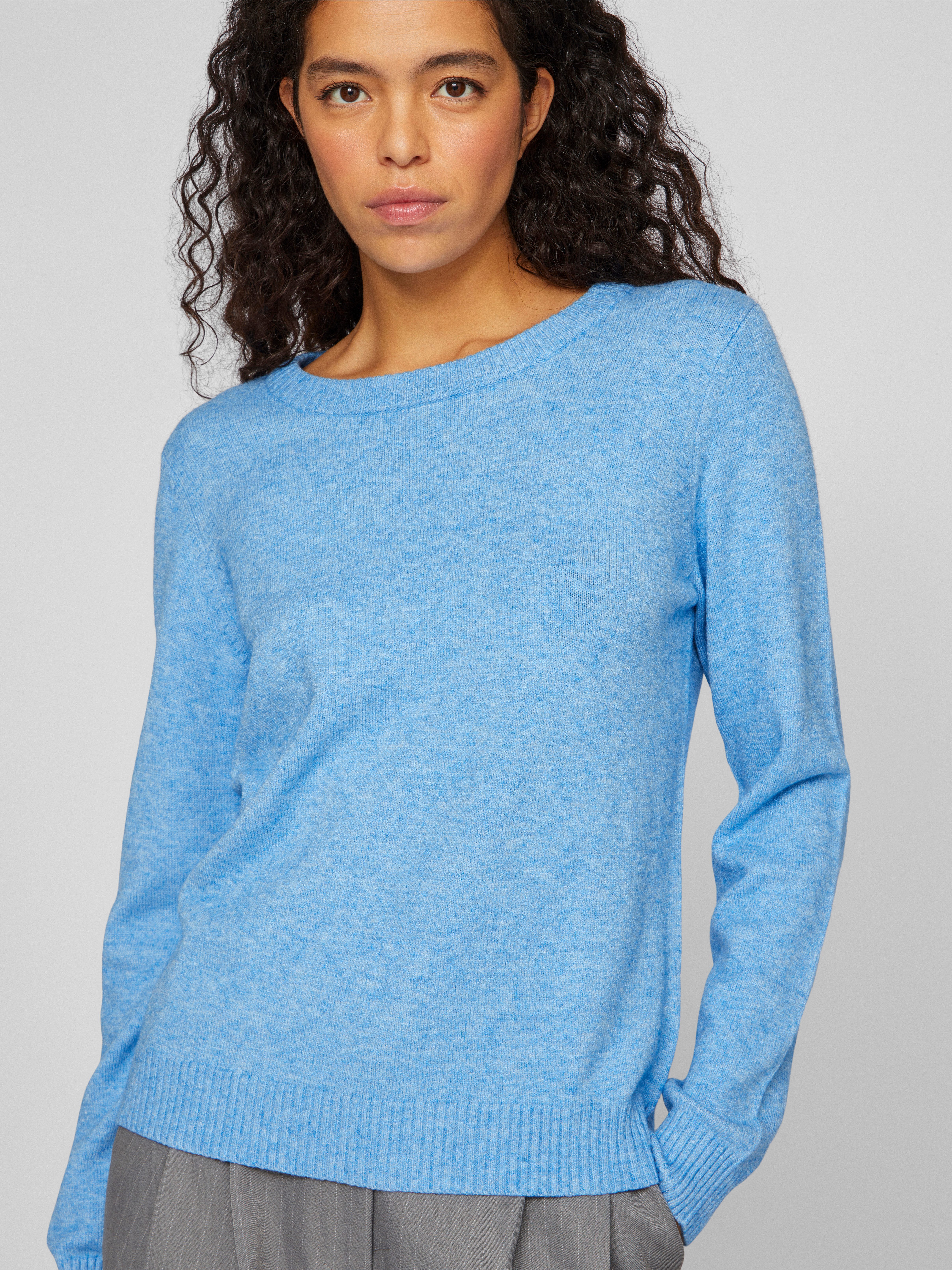 Vila Rundhalspullover VIRIL O-NECK L/S KNIT günstig online kaufen