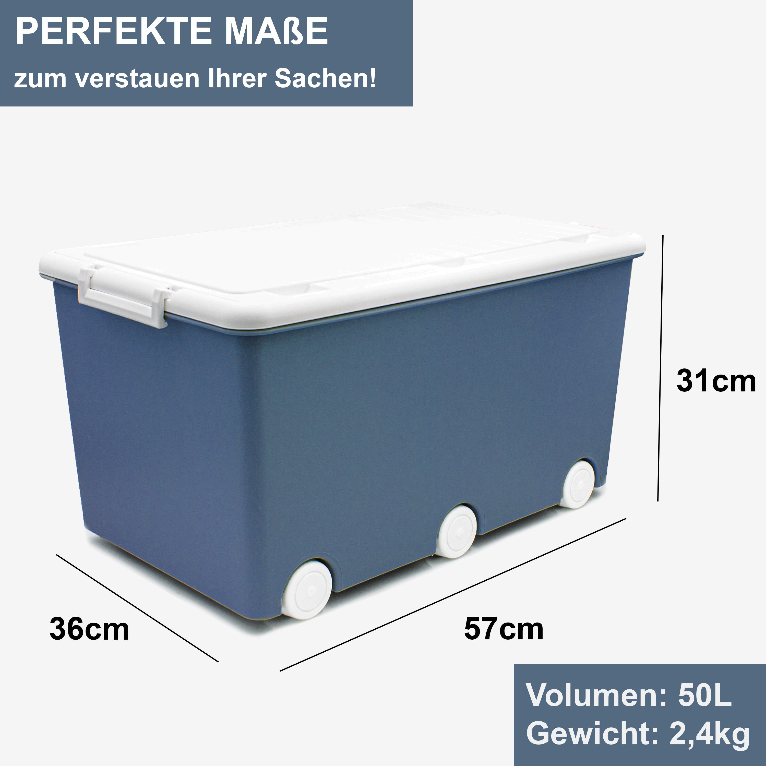 Babykajo Aufbewahrungsbox (Boxen mit Rollen, 3 günstig online kaufen