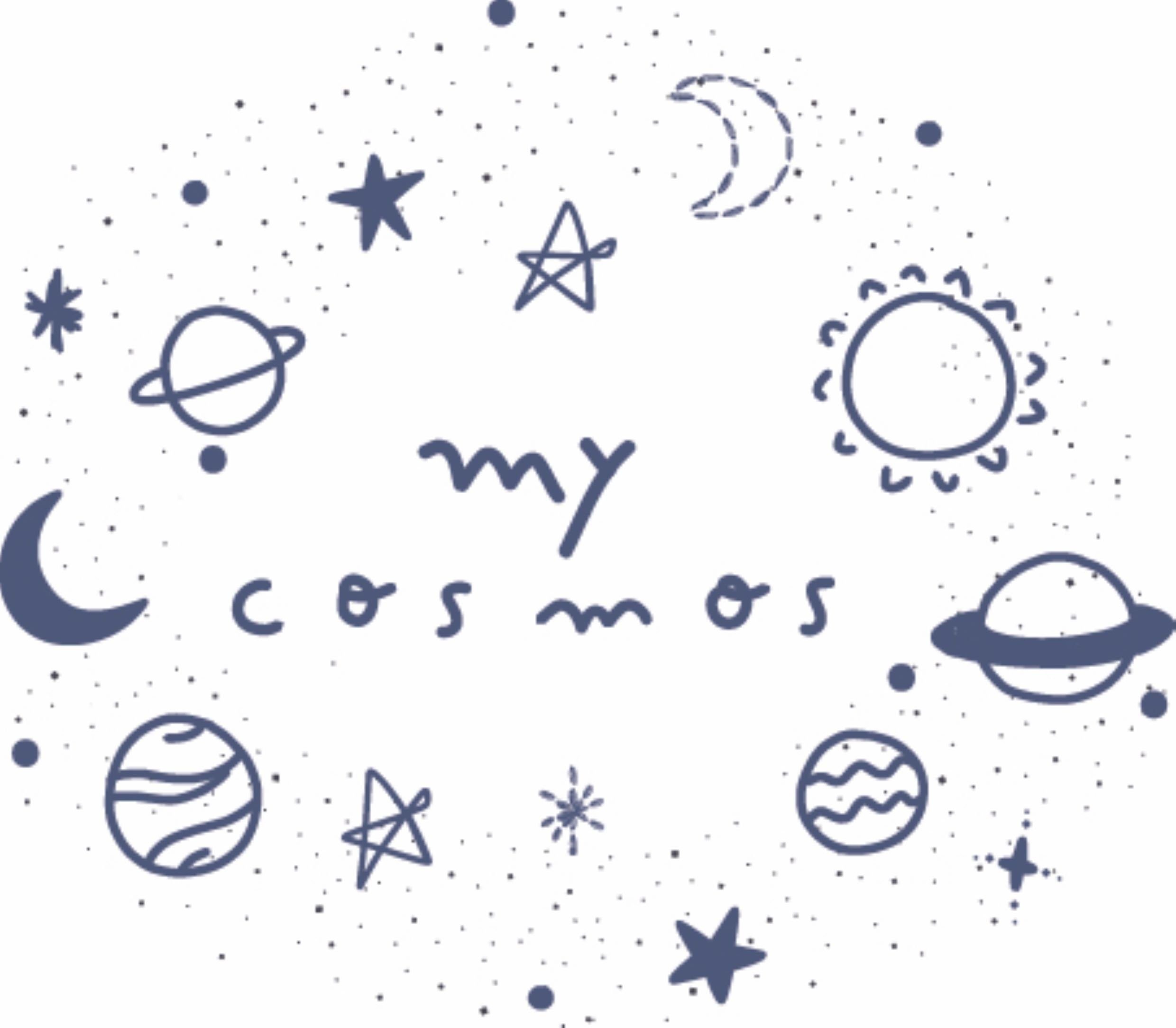 My (2-tlg) Druckknöpfen mit im Liliput Schritt Cosmos / Body Moon