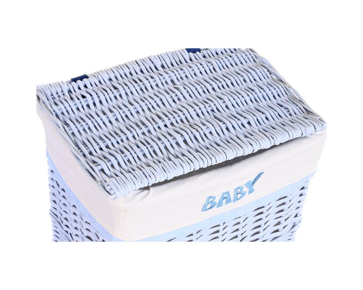 Thumbnail - DKD Home Decor Aufbewahrungsbox Dkd home decor Korbsatz DKD Home Decor Blau Polyester Für Kinder korb