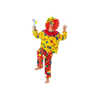 Kunterbunt Kostüm Kostüm Clown Jupp, 2-tlg.