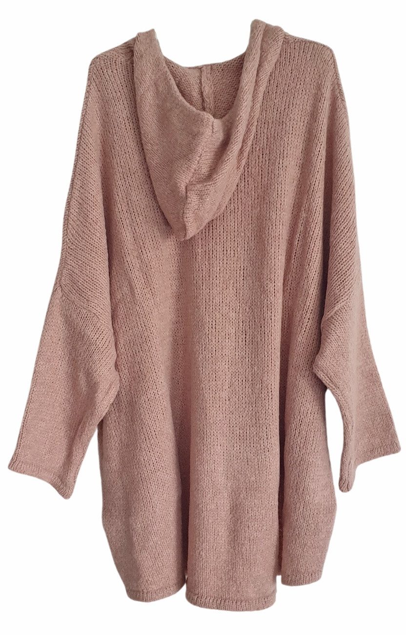 Charis Moda Hoodie Strickpullover asymmetrischer Schnitt günstig online kaufen