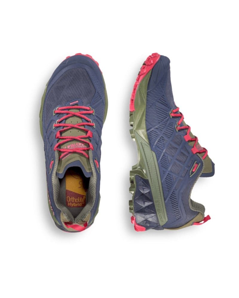 La Sportiva Trail-Laufschuhe Akyra II nachtblau/grün Damen Wanderschuh