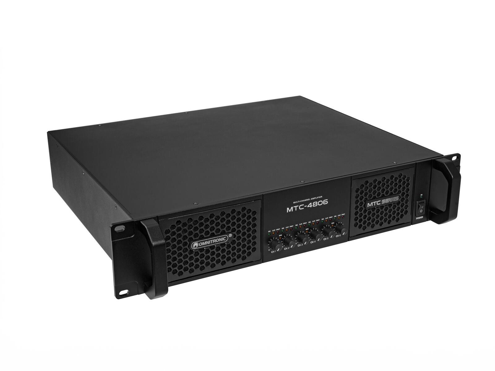 Omnitronic OMNITRONIC MTC-4806 6-Kanal Endstufe Audioverstärker