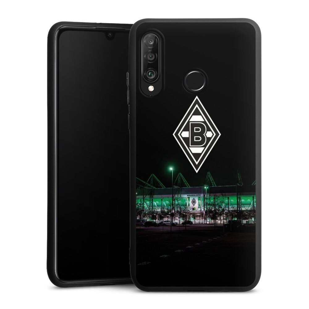 DeinDesign Handyhülle Borussia Mönchengladbach Offizielles Lizenzprodukt Stadion, Huawei P30 Lite Premium Silikon Hülle Premium Case Handy Schutzhülle