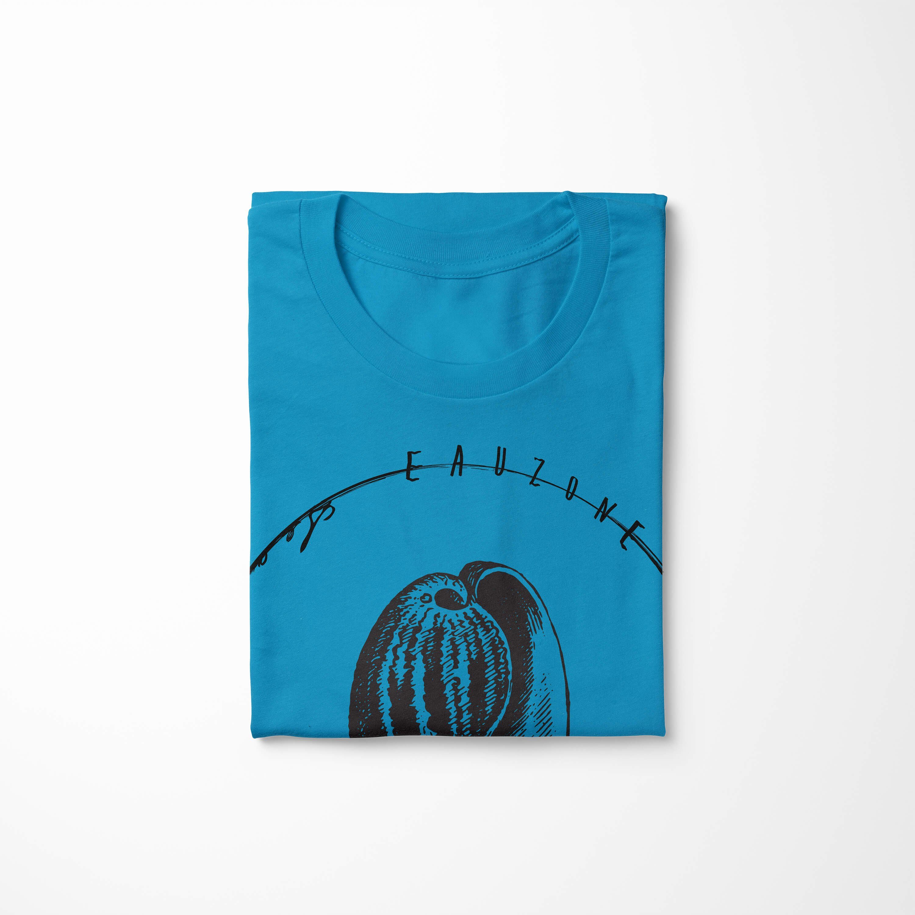 / Art und Serie: Struktur 013 Schnitt Fische Sinus Sea Creatures, Tiefsee feine T-Shirt T-Shirt Atoll Sea sportlicher -