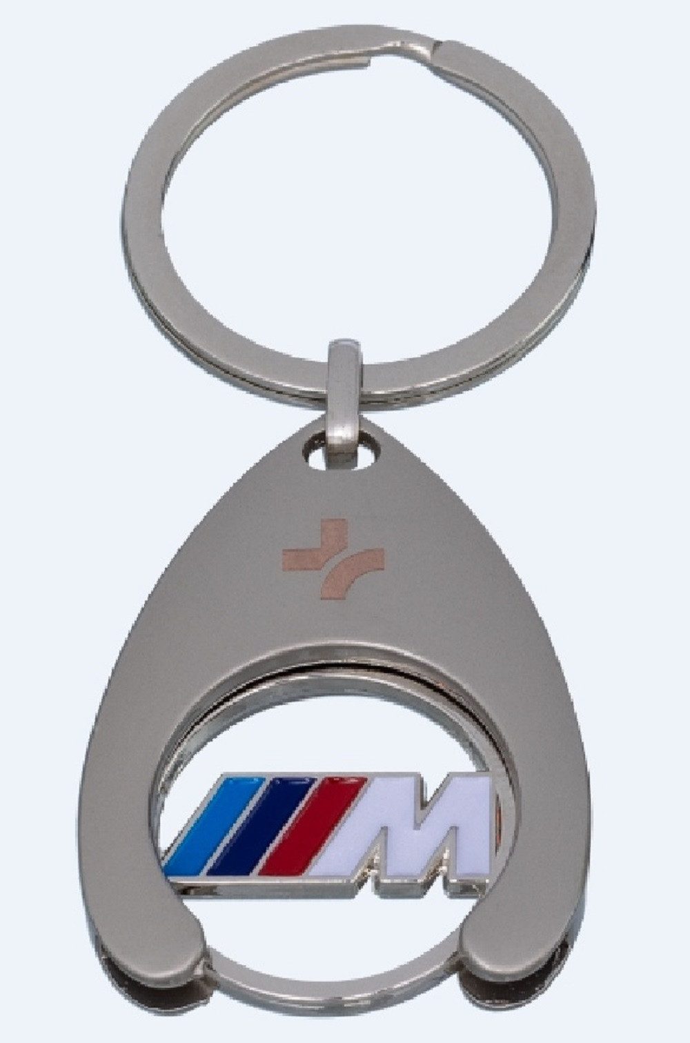 BMW Schlüsselanhänger BMW M Perfomance Schlüsselanhänger Einkaufswagenchip Keyring Chip (1-tlg)