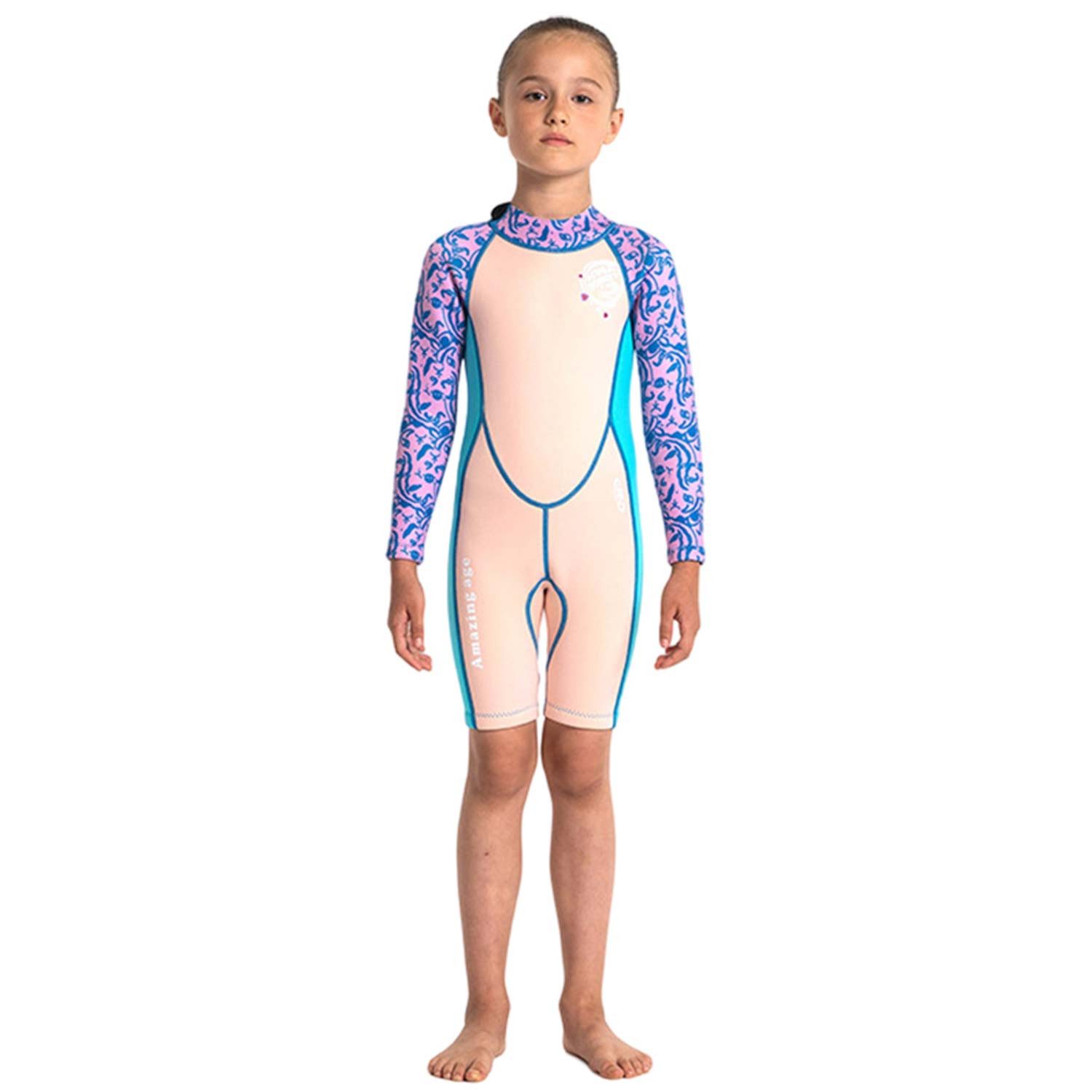 Neoprenanzug 2,5 mm Neoprenanzug für Kinder,Elastisch,Warm und Komfortabel