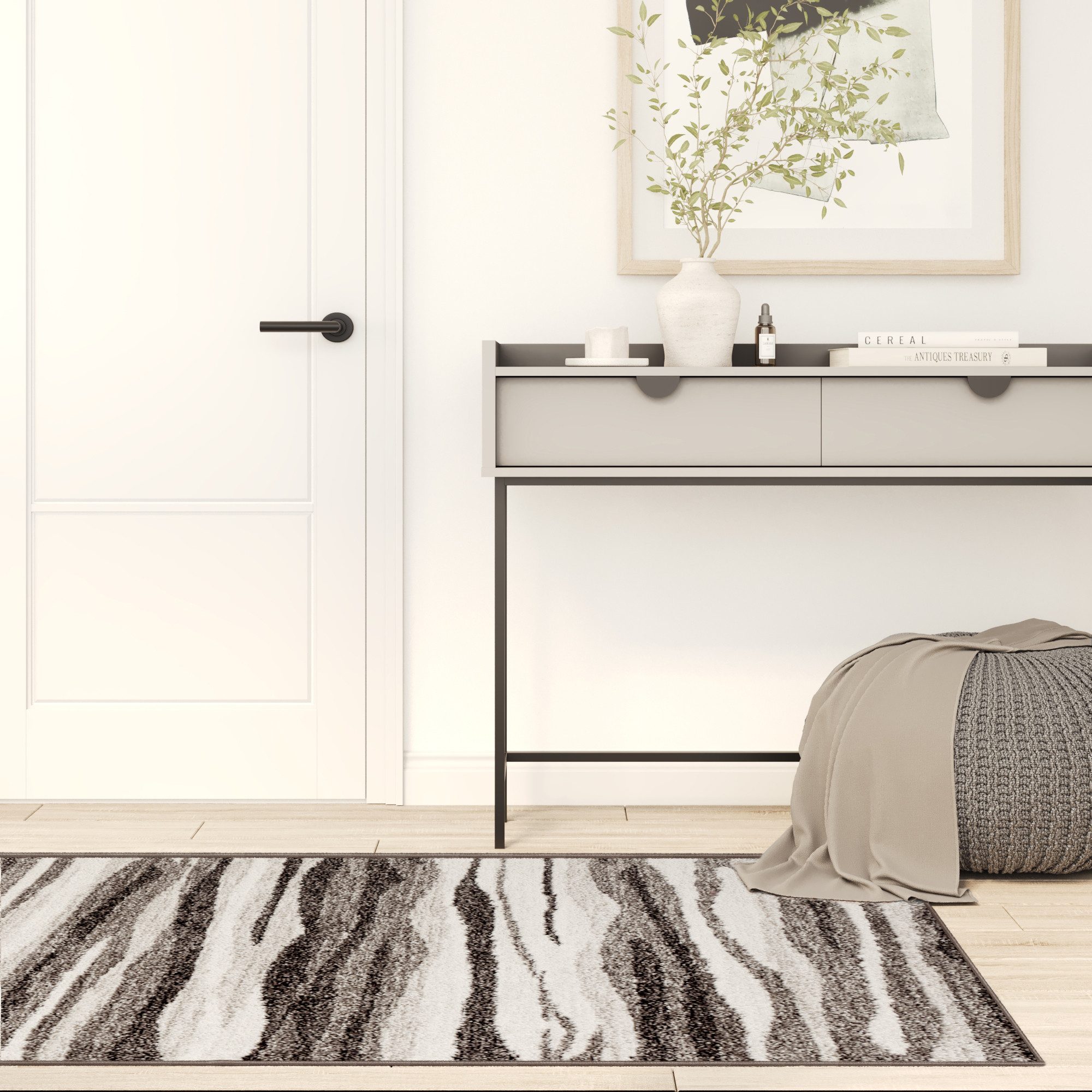 Tapiso Läufer SARI, rechteckig, Höhe: 10 mm, Langer Korridor-Läufer, pflegeleicht