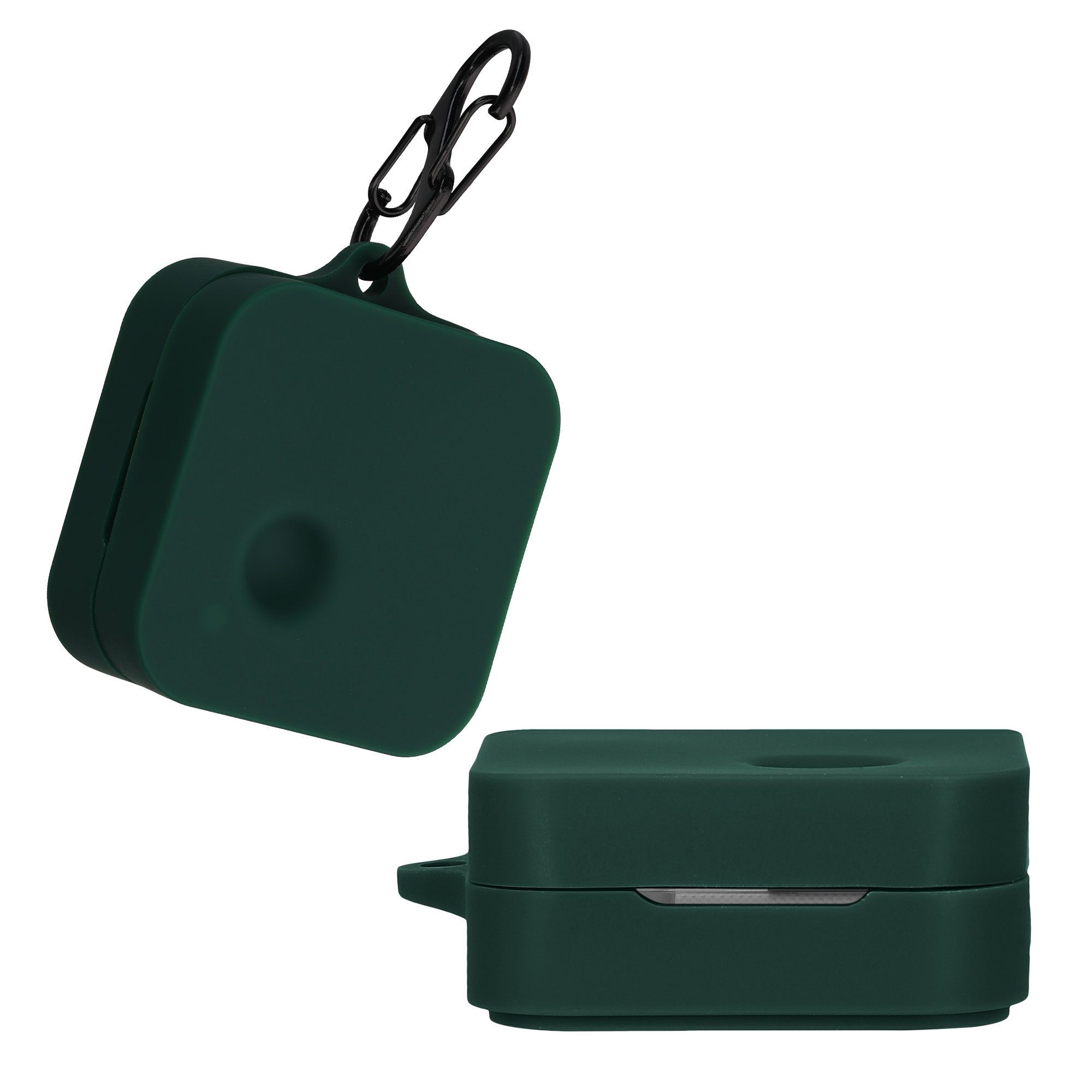 kwmobile Kopfhörer-Schutzhülle Schutzhülle für Nothing ear (2) Hülle, TPU Silikon Case für Kopfhörer Ladecase stoßfestes Cover mit Karabiner