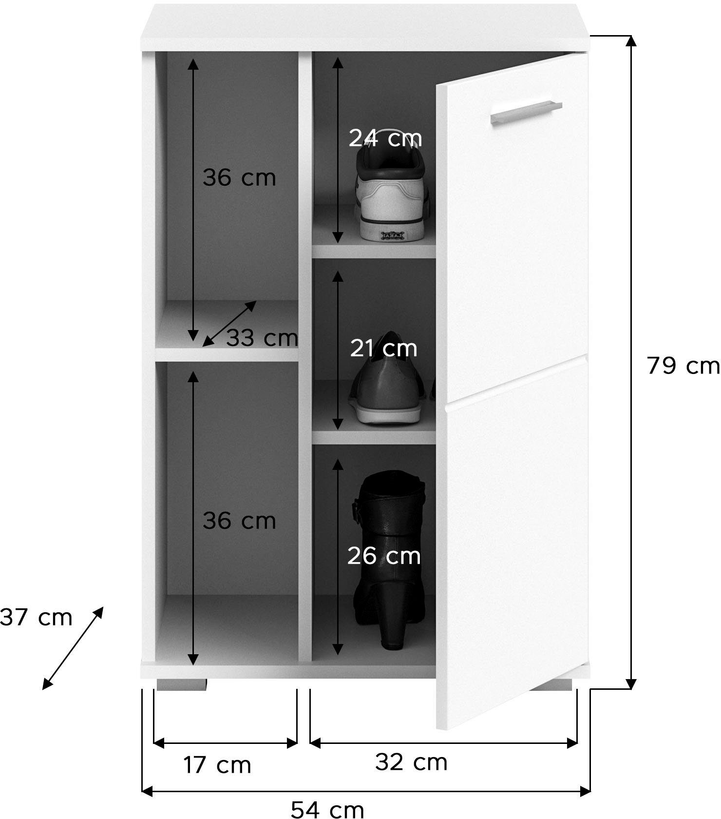 INOSIGN Garderoben-Set (4-St) Valge