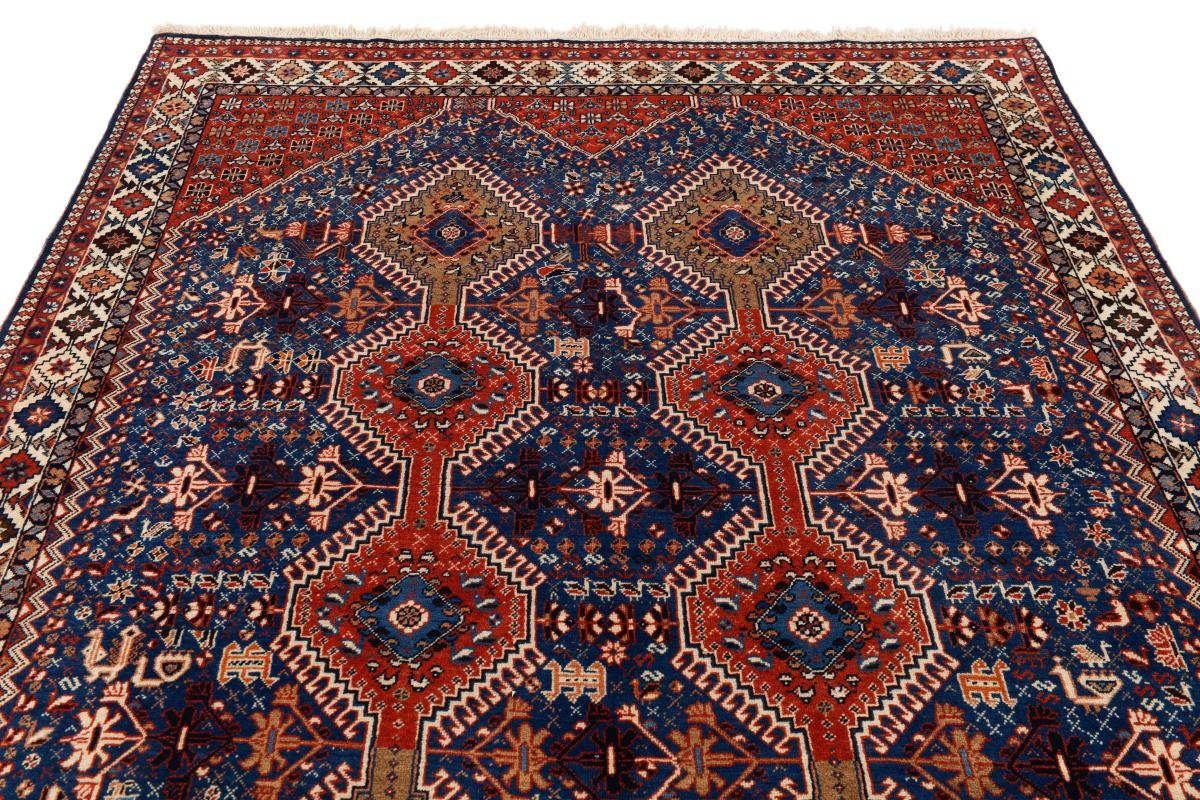 Orientteppich Yalameh 156x234 Handgeknüpfter Orientteppich / Nain rechteckig, Trading, Perserteppich, 12 Höhe: mm