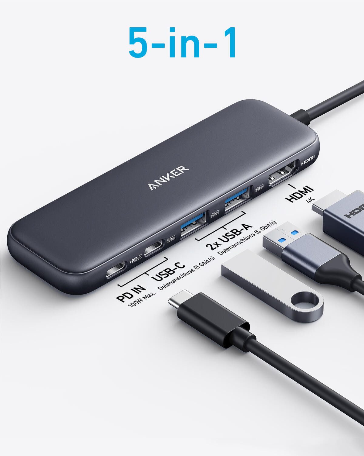 Anker Laptop-Dockingstation A8355H11 – Bild 5 von 5