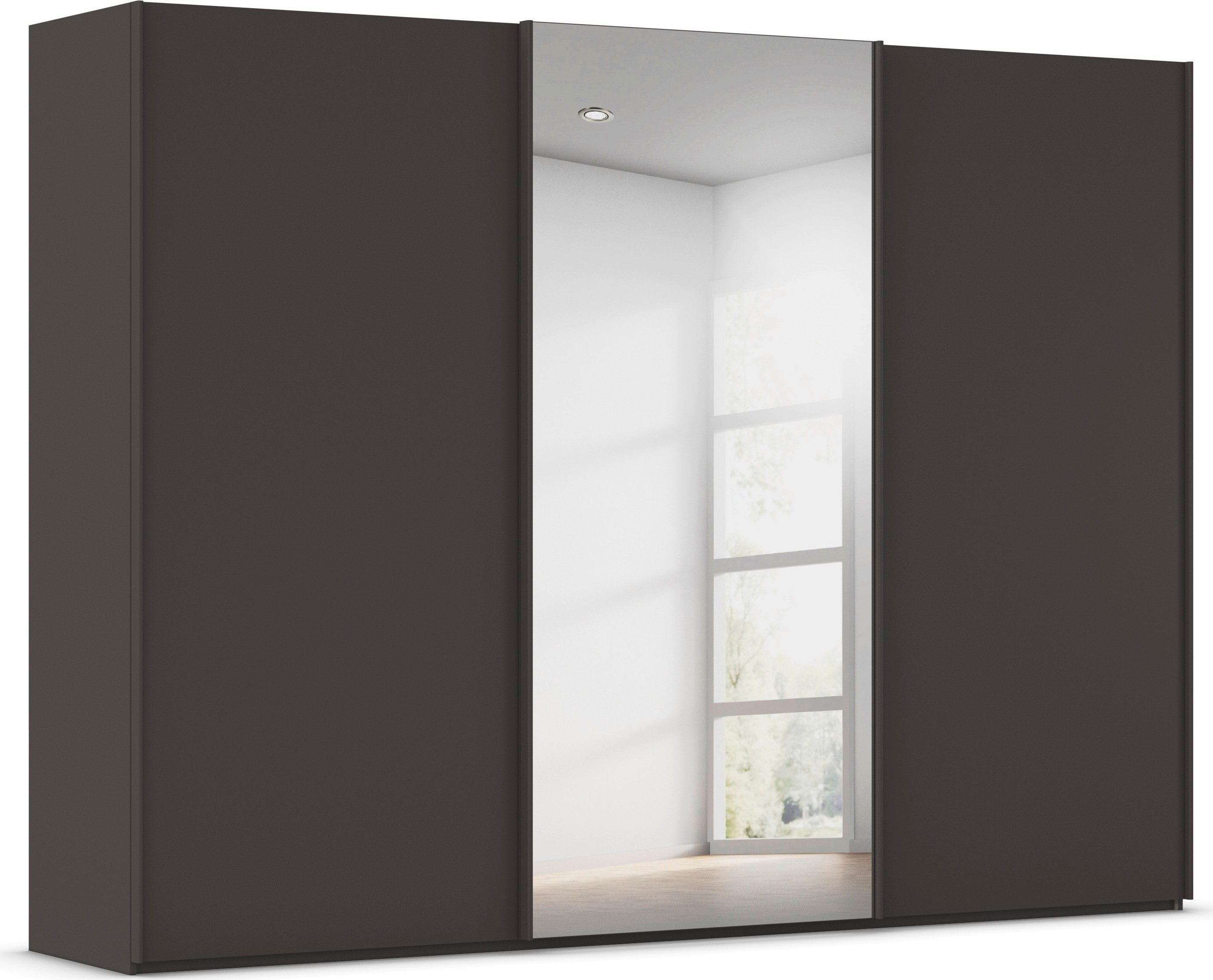 rauch Kleiderschrank Schwebetürenschrank Schrank Garderobe Ankleide Schlafzimmer TARO (in 3 verschiedenen Ausstattungen BASIC/CLASSIC/PREMIUM (SOFT-CLOSE) 4 Breiten, optional Passepartout mit/ohne Beleuchtung MADE IN GERMANY
