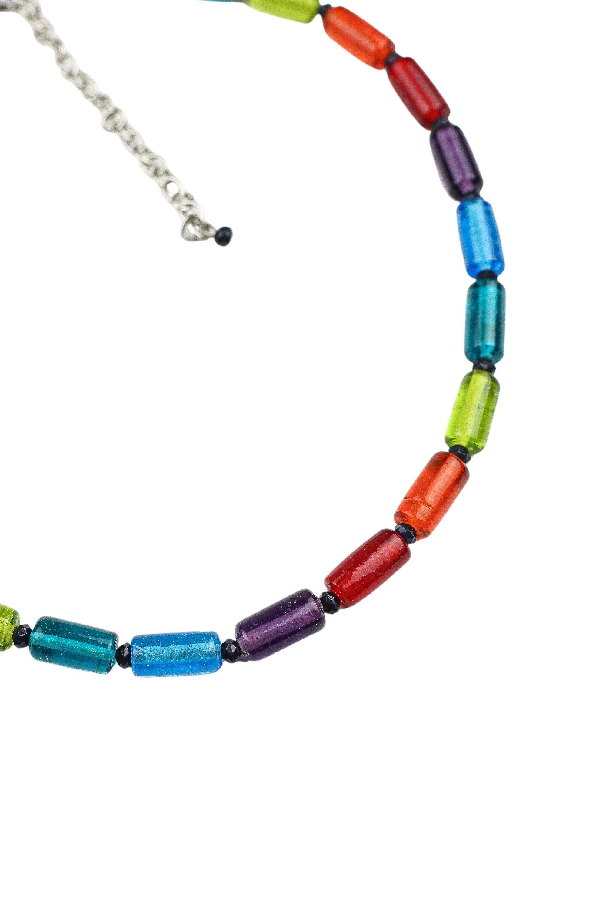 COLLEZIONE ALESSANDRO Kette mit Anhänger Sintra, aus länglichen Glasperlen