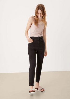 QS Stoffhose Skinny: Jeans mit Knopfleiste