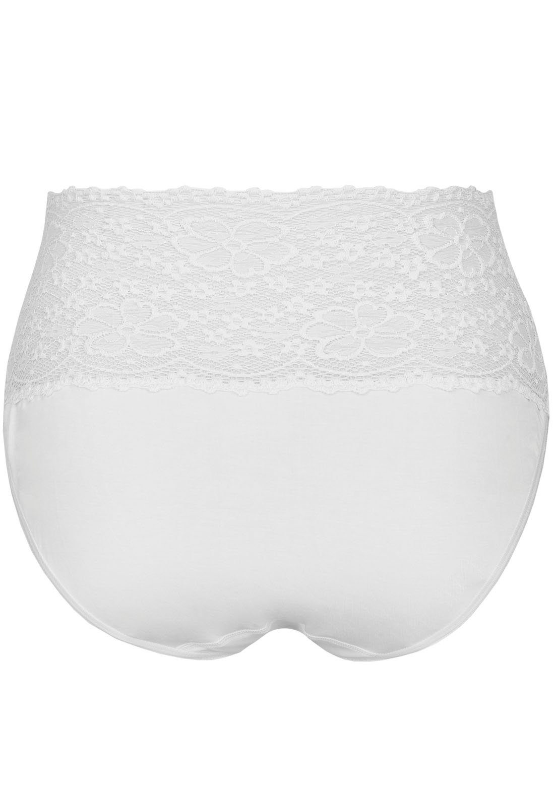 Nina Von C. Taillenslip "Millefleurs" (2er Pack) eng, elastisch, bequem, feminin, breiter Bund mit Spitze, Viskosemix