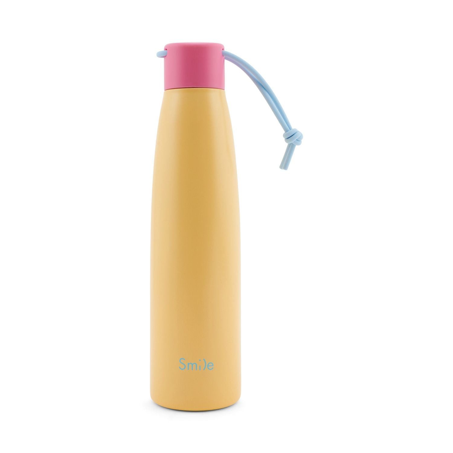 Kartenkompass Trinkflasche Edelstahl, 500ml, 3D Print, ""Yellow Canary""