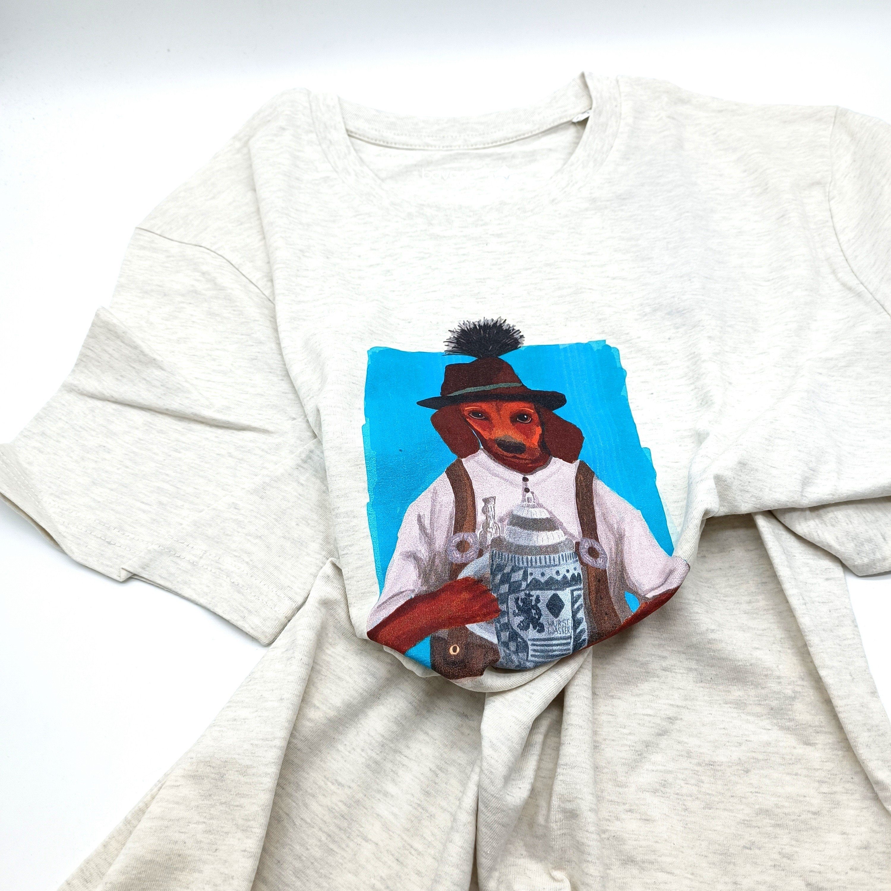 Bavarian Caps T-Shirt T-Shirt "Prost Waldi" Unisex cremegrau