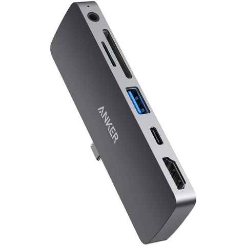 Anker PowerExpand Direct 6-in-1 USB-C USB-Adapter, mit 60W Power Delivery