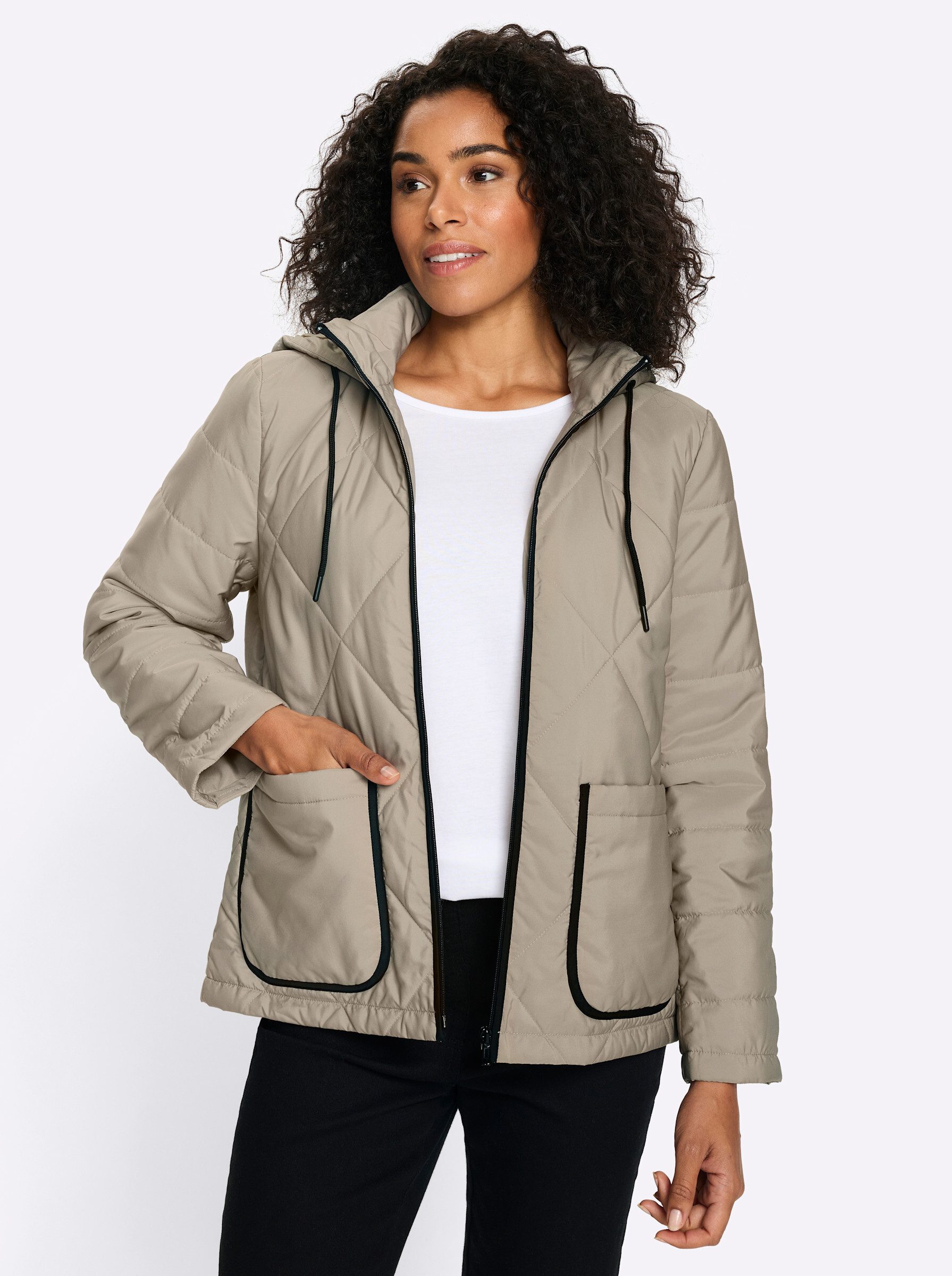 Sieh an! Allwetterjacke Steppjacke Langarm günstig online kaufen