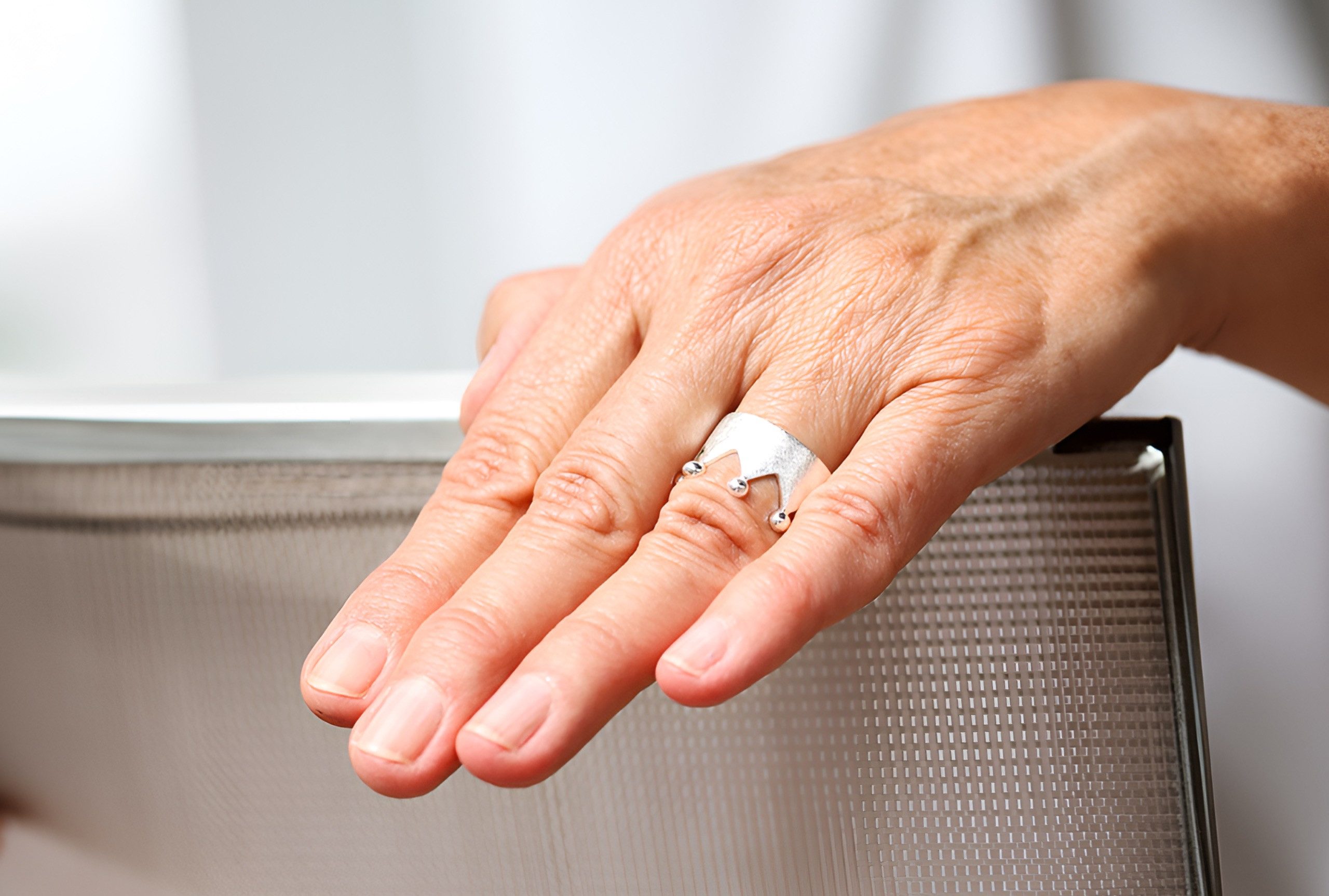 SILBERMOOS Silberring XL Kronenring - Das Original, 925 Sterling Silber günstig online kaufen