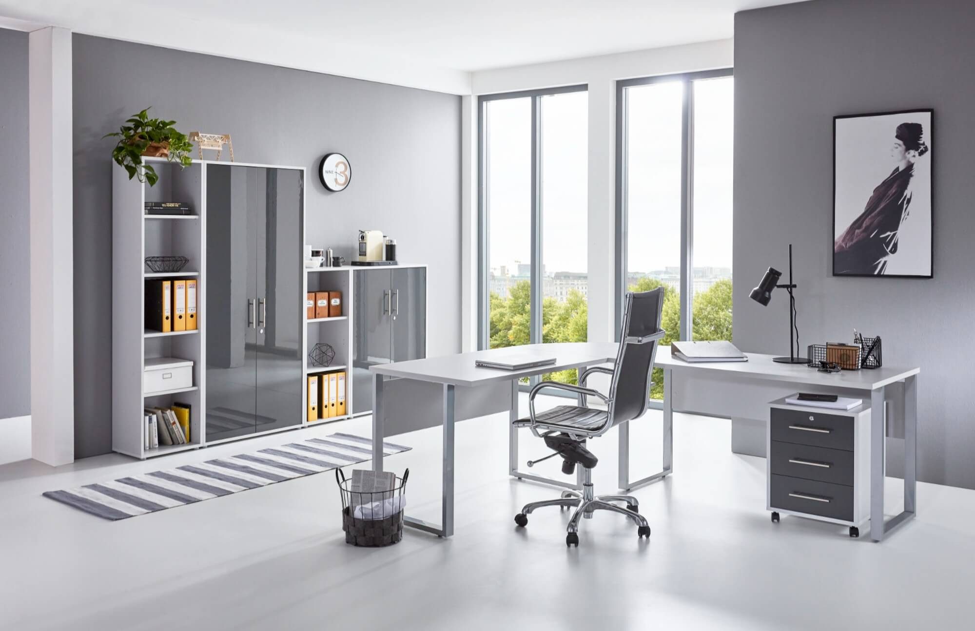 moebel-dich-auf Büromöbel-Set OFFICE EDITION, (abschließbar, 6-tlg., Set 4 günstig online kaufen